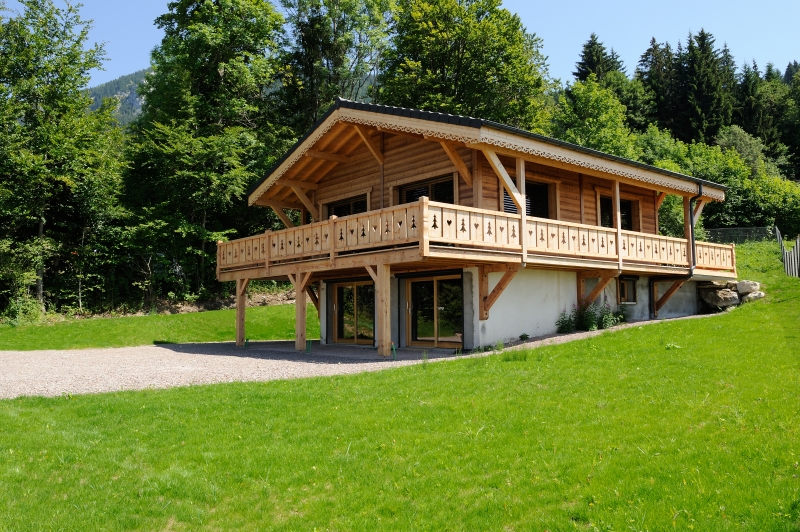 réalisation ossature bois r�nov� bois chauff� Haute-Savoie 74 - La Roche sur Foron
